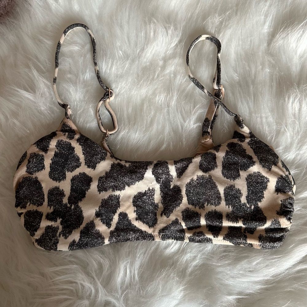NWOT Aerie Multi Bikini-and-tankini-top in leopard